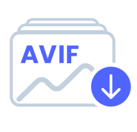 AVIF 下载照片的图标