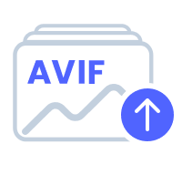 AVIF 上传照片的图标